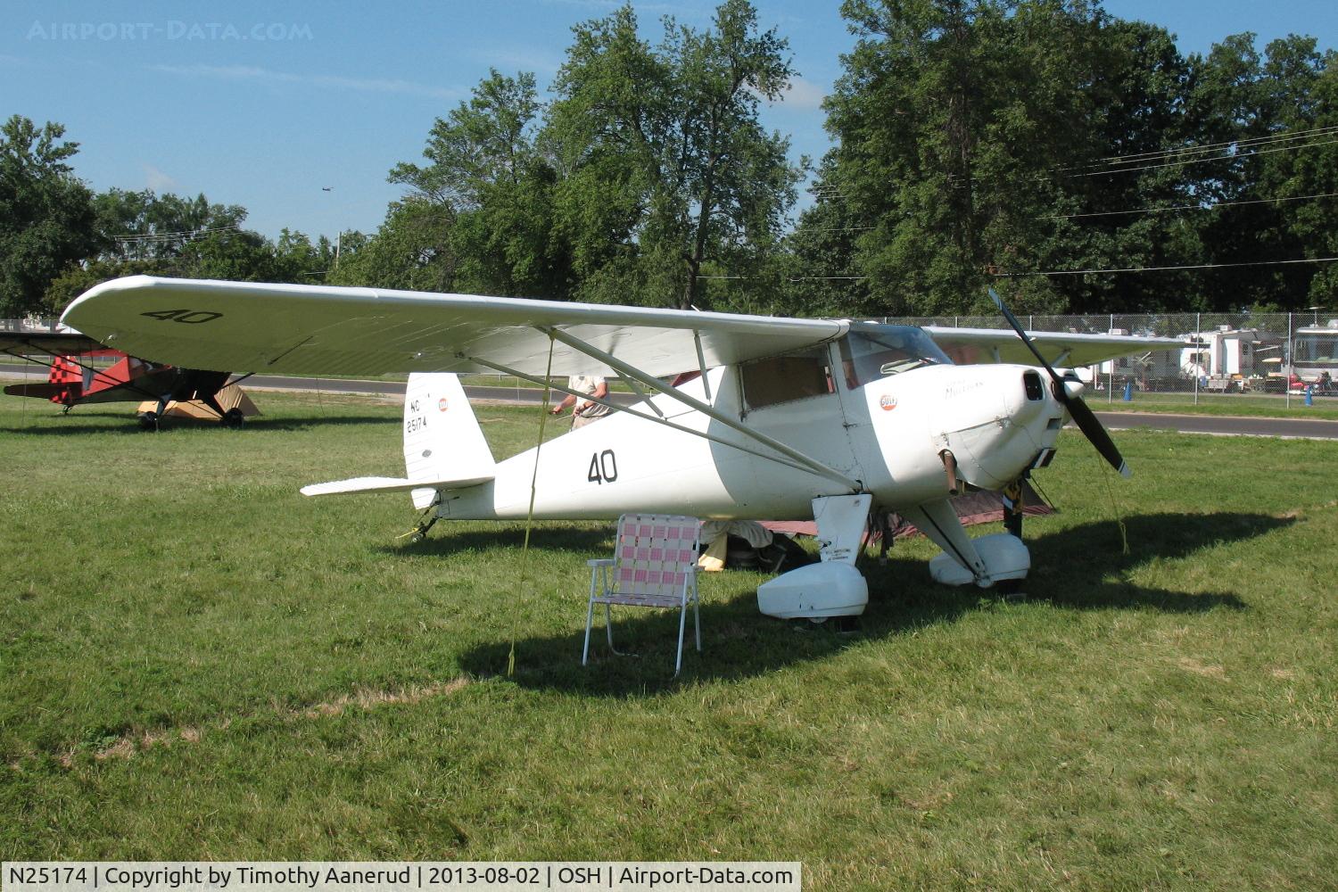 N25174, 1939 Luscombe 8A Silvaire C/N 1098, 1939 Luscombe 8A, c/n: 1098