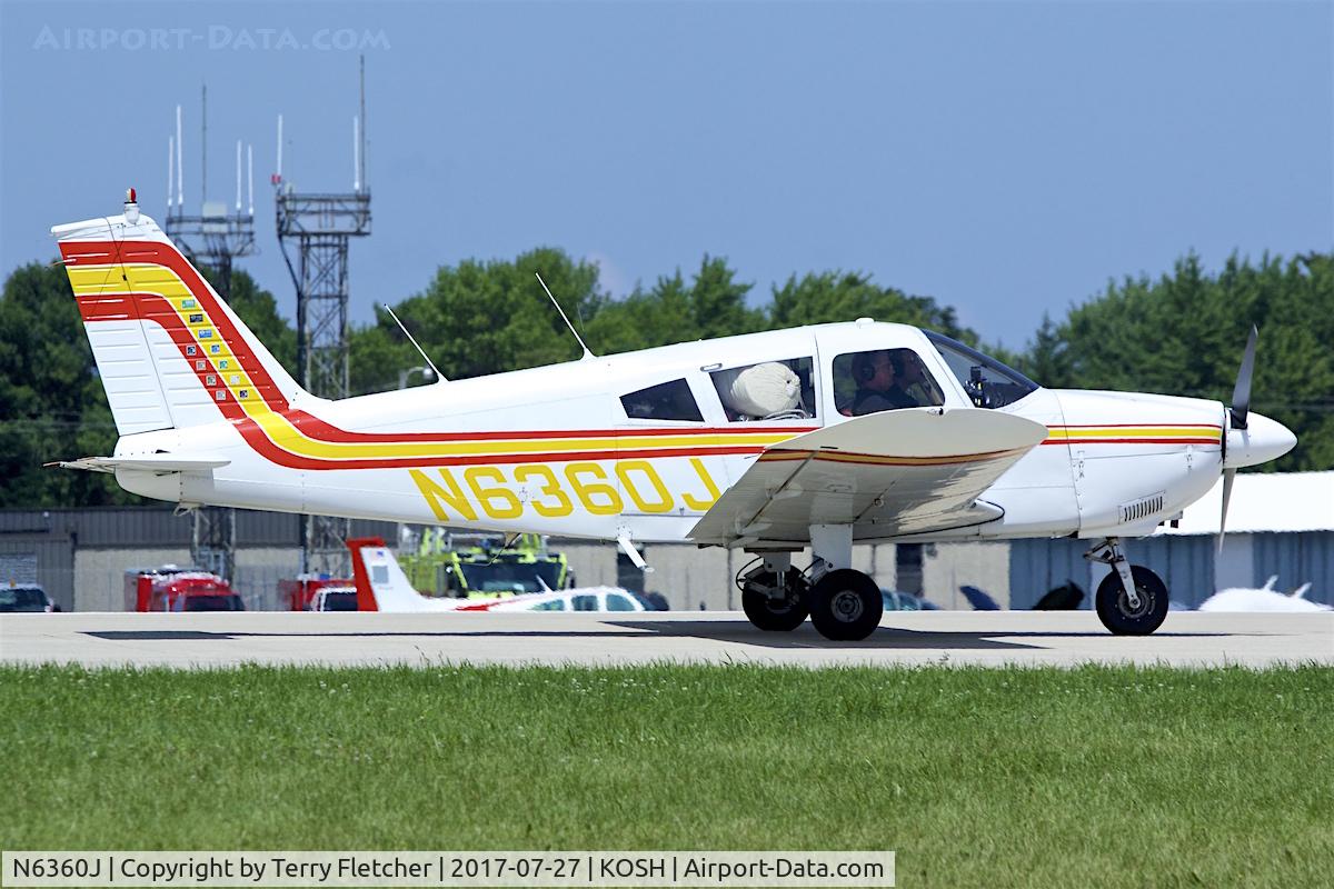 N6360J, 1968 Piper PA-28-180 C/N 28-4771, At 2017 EAA AirVenture at Oshkosh
