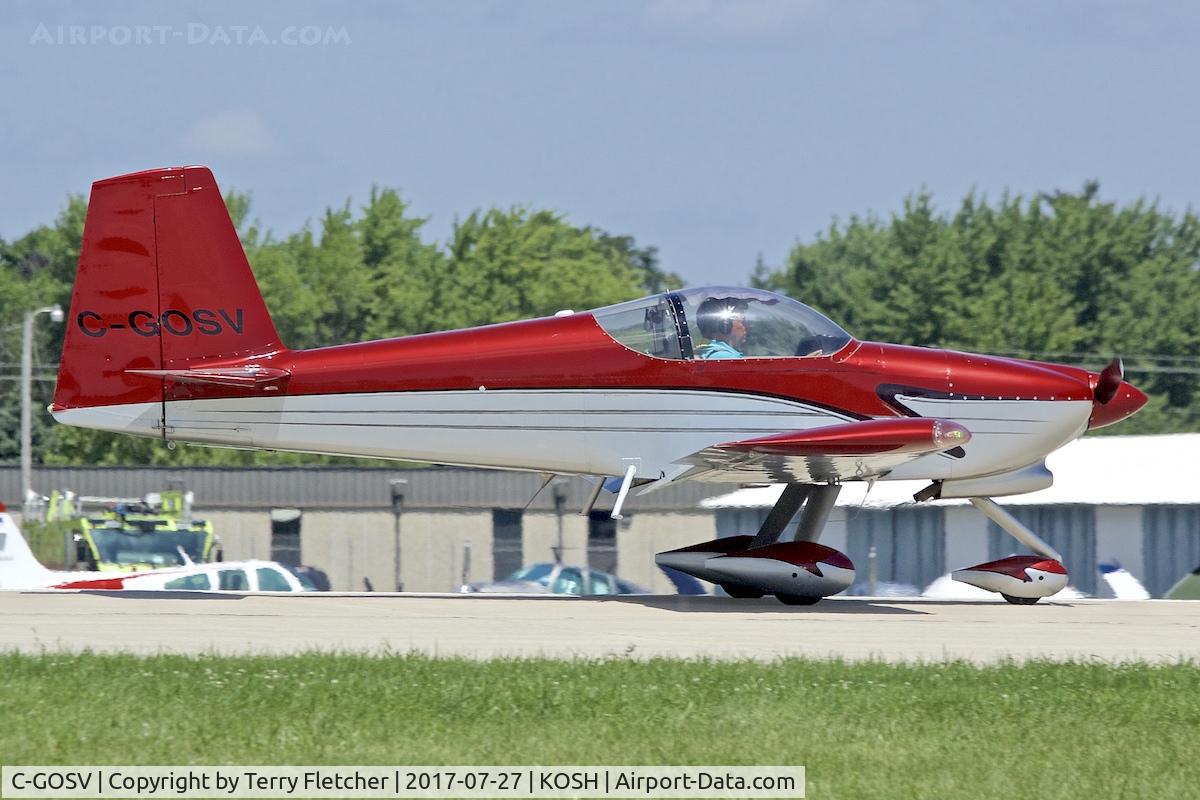 C-GOSV, 2006 Vans RV-7A C/N 72368, At 2017 EAA AirVenture at Oshkosh