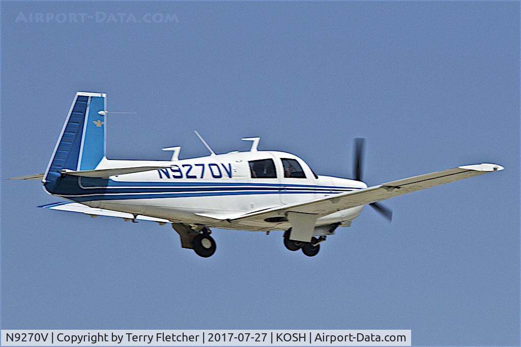 N9270V, 1969 Mooney M20C Ranger C/N 690073, At 2017 EAA AirVenture at Oshkosh