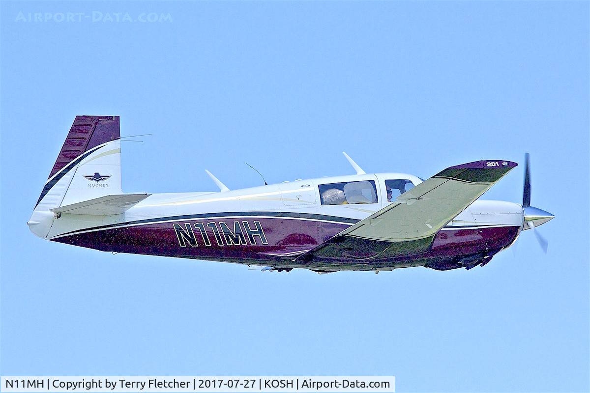 N11MH, 1977 Mooney M20J 201 C/N 24-0157, At 2017 EAA AirVenture at Oshkosh