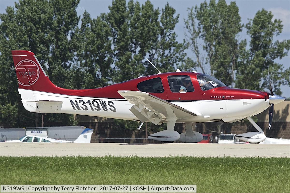 N319WS, Cirrus SR22 C/N 3677, At 2017 EAA AirVenture at Oshkosh
