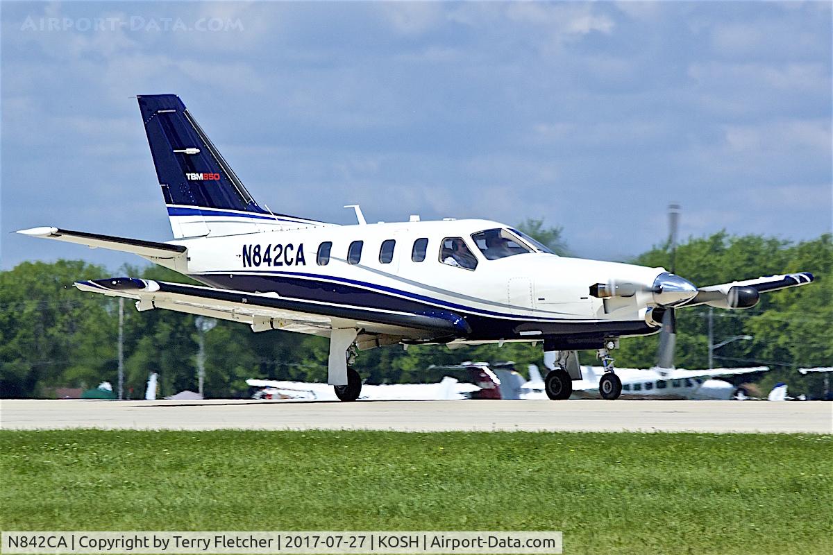 N842CA, 2013 Socata TBM-700 C/N 672, At 2017 EAA AirVenture at Oshkosh