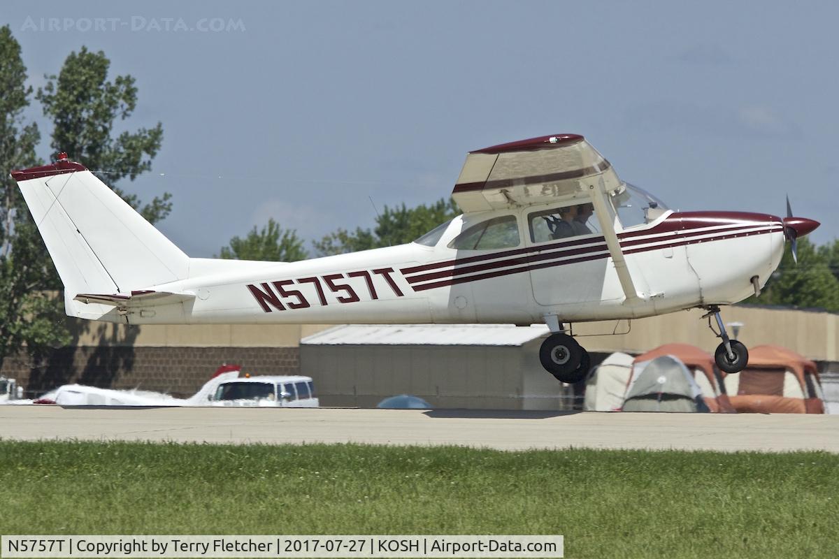 N5757T, 1964 Cessna 172E C/N 17251657, At 2017 EAA AirVenture at Oshkosh