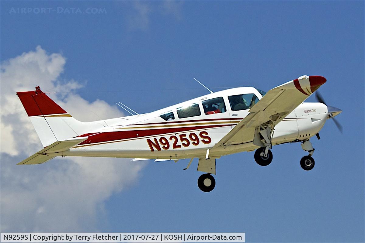 N9259S, 1975 Beech B24R Sierra C/N MC-389, At 2017 EAA AirVenture at Oshkosh