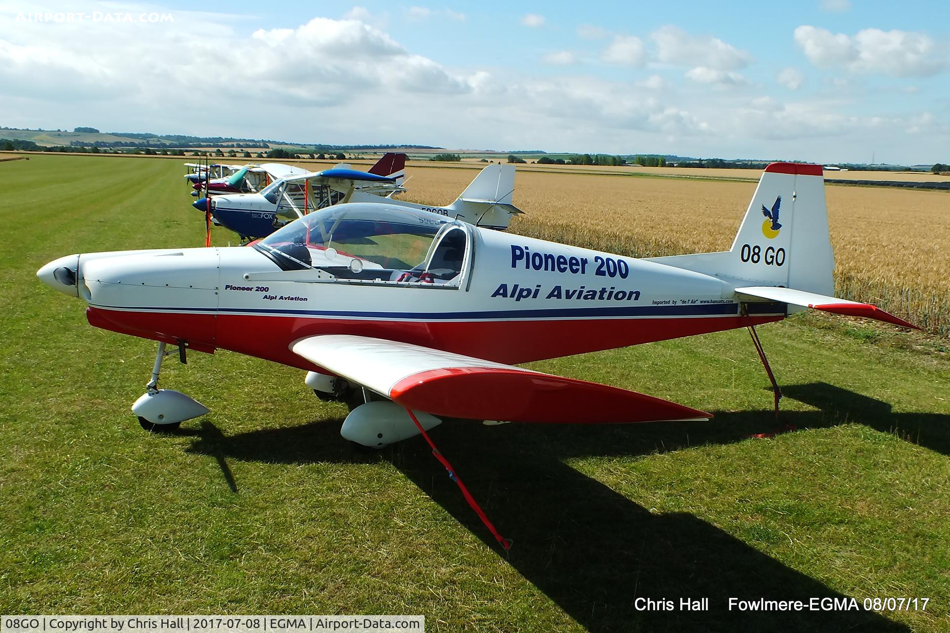 08GO, Alpi Aviation Pioneer 200 C/N Not found 08 GO, at Fowlmere