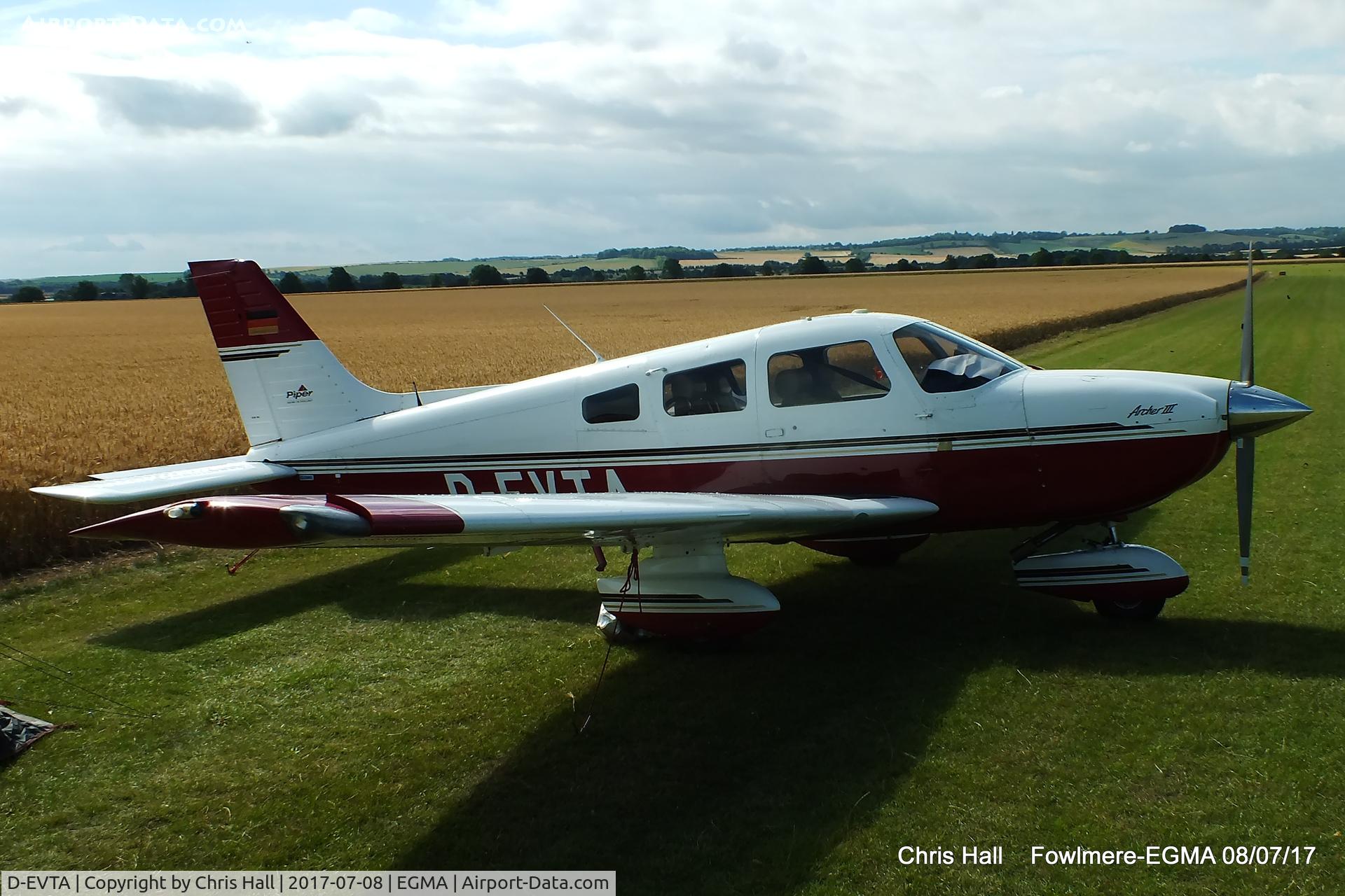 D-EVTA, Piper PA-28-181 Archer III C/N 28-43033, at Fowlmere