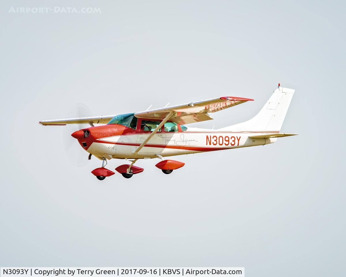 N3093Y, 1962 Cessna 182E Skylane C/N 18254093, KBVS