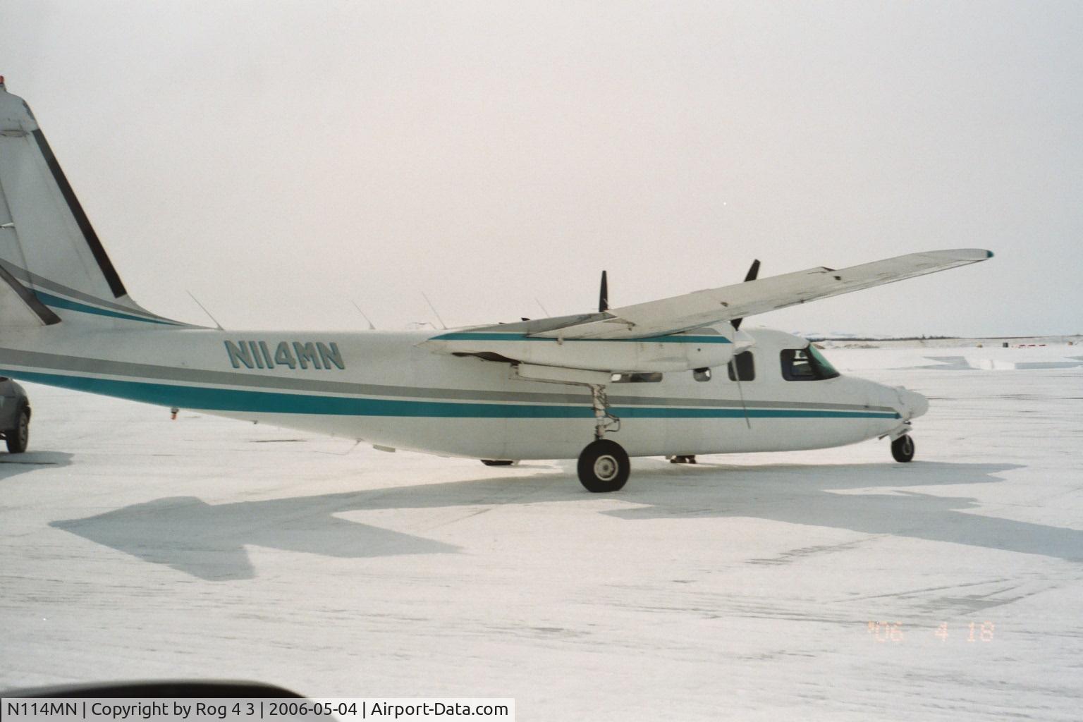 N114MN, 1965 Aero Commander 680FL Commander C/N 1553-107, March 2007 in Galena, Alaska