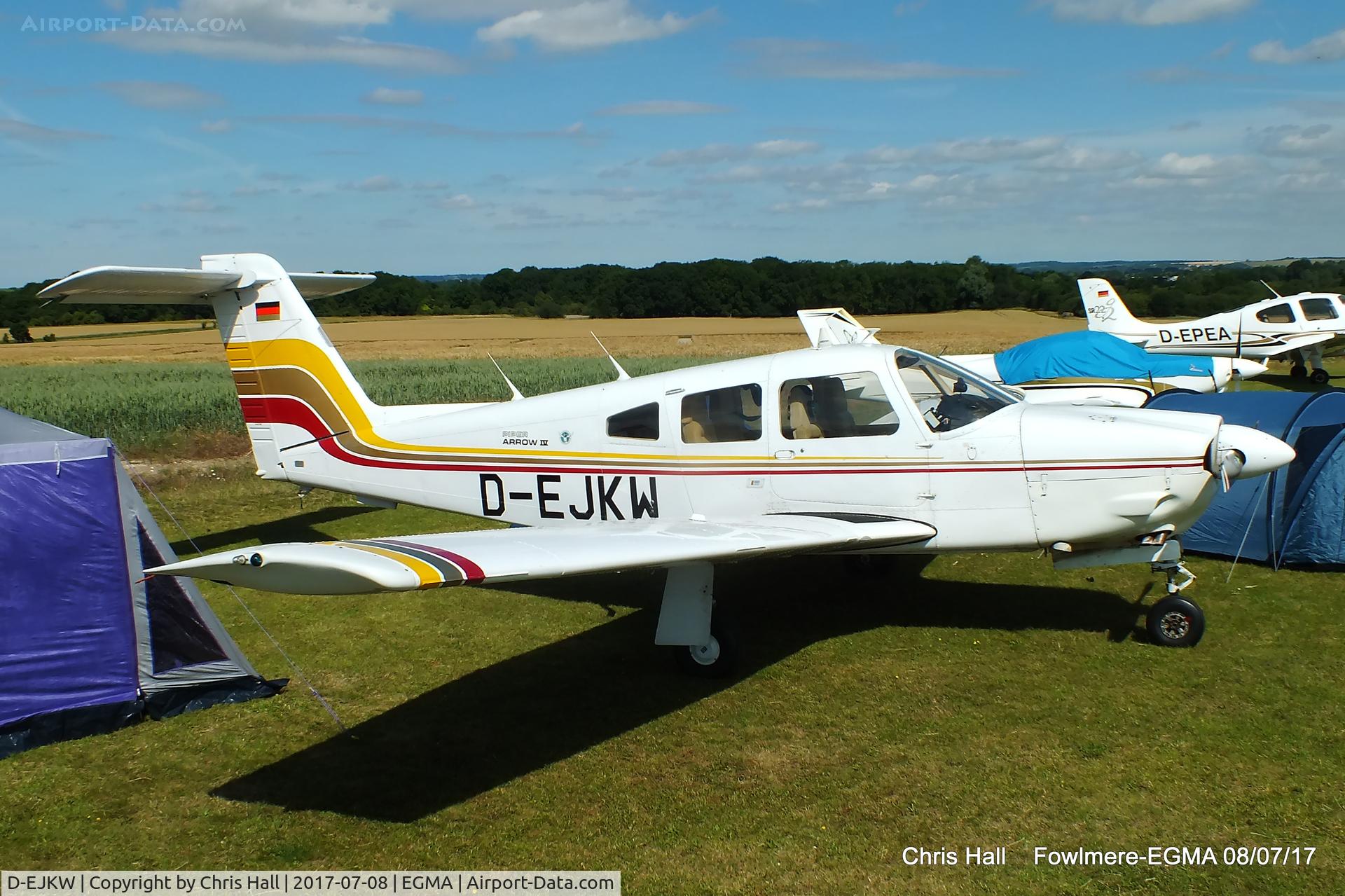 D-EJKW, 1979 Piper PA-28RT-201 Arrow IV C/N 28R-7918049, at Fowlmere