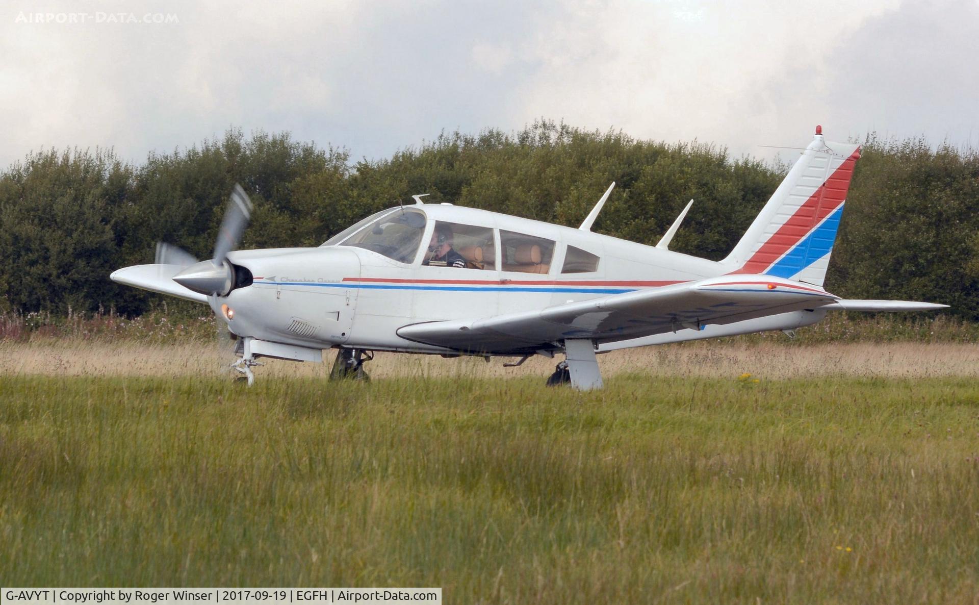 G-AVYT, 1968 Piper PA-28R-180 Cherokee Arrow C/N 28R-30472, Visiting Piper Archer.