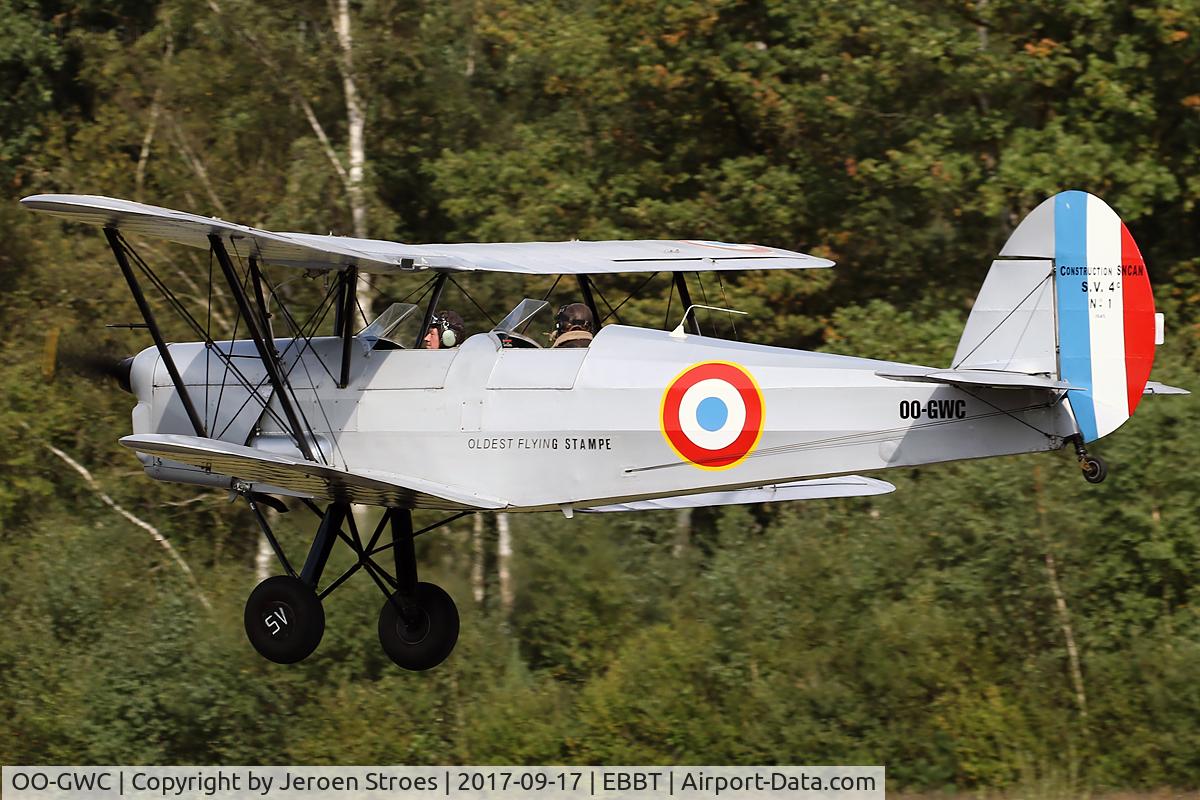 OO-GWC, Stampe-Vertongen SV-4C C/N 1, ebbt