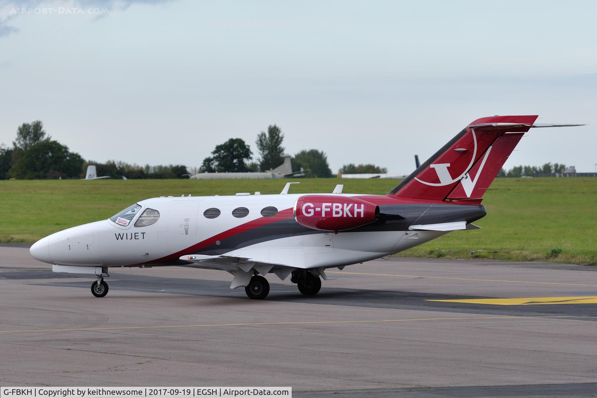 G-FBKH, 2010 Cessna 510 Citation Mustang Citation Mustang C/N 510-0354, Welcome Visitor.