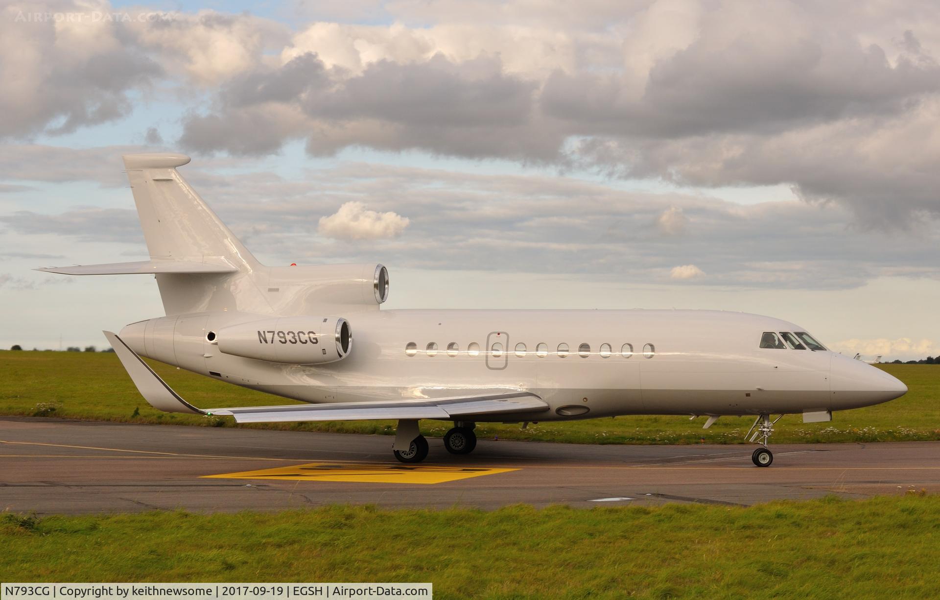 N793CG, 2004 Dassault Falcon 900EX C/N 121, Welcome Visitor.