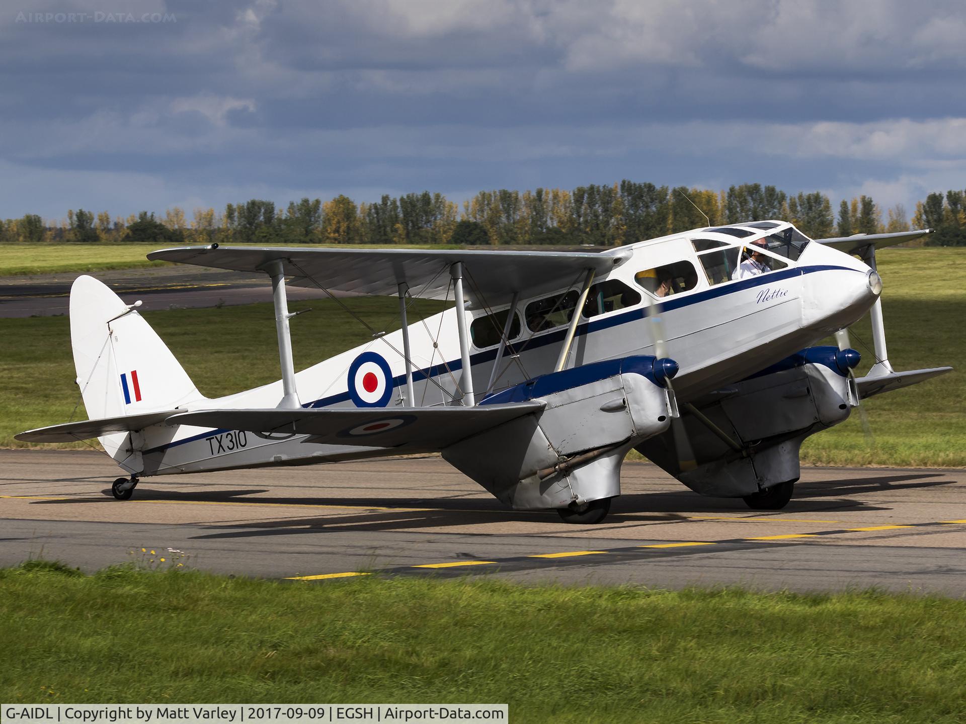 G-AIDL, 1946 De Havilland DH-89A Dominie/Dragon Rapide 6 C/N 6968, Taxiing