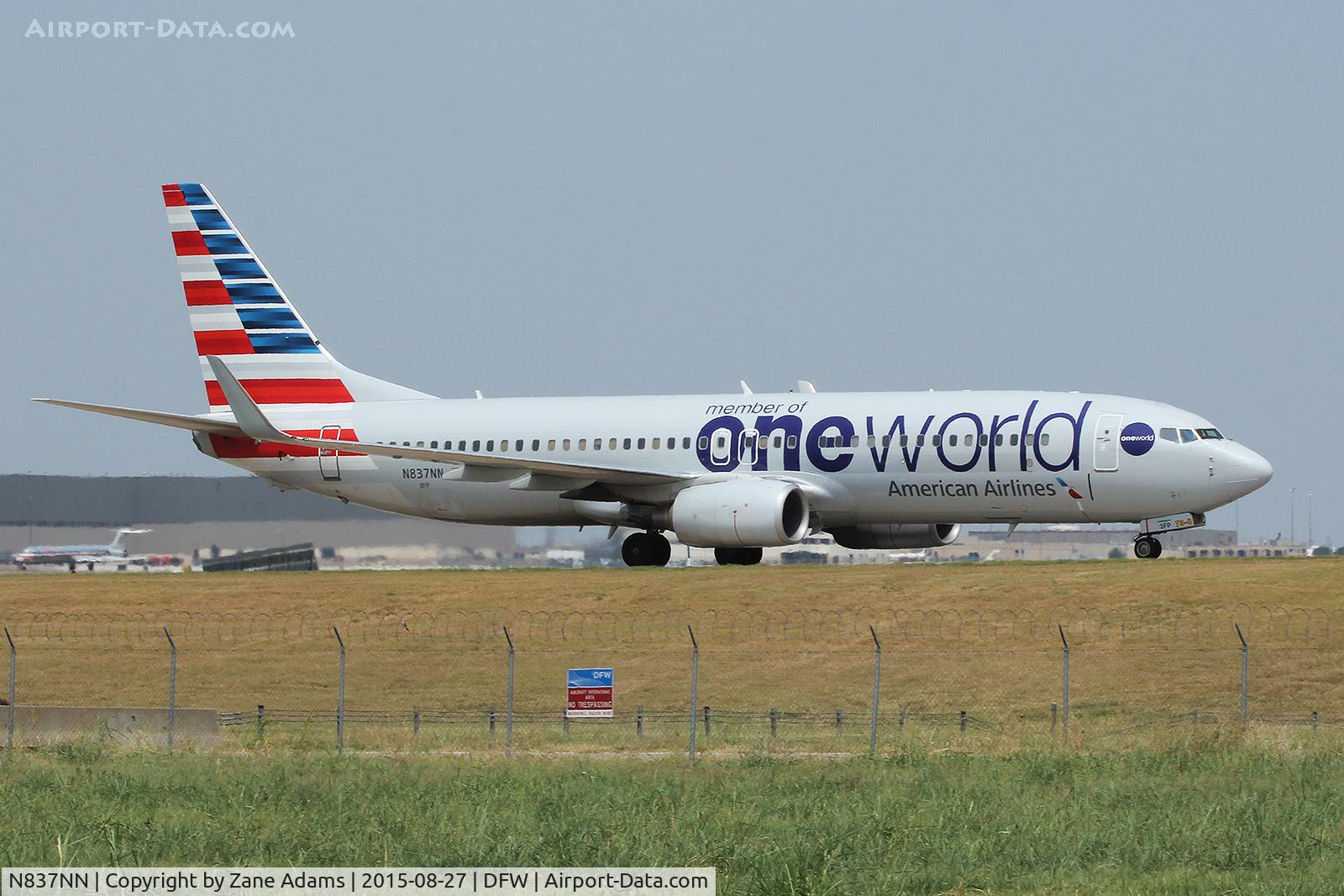 N837NN, 2010 Boeing 737-823 C/N 30908, At DFW Airport