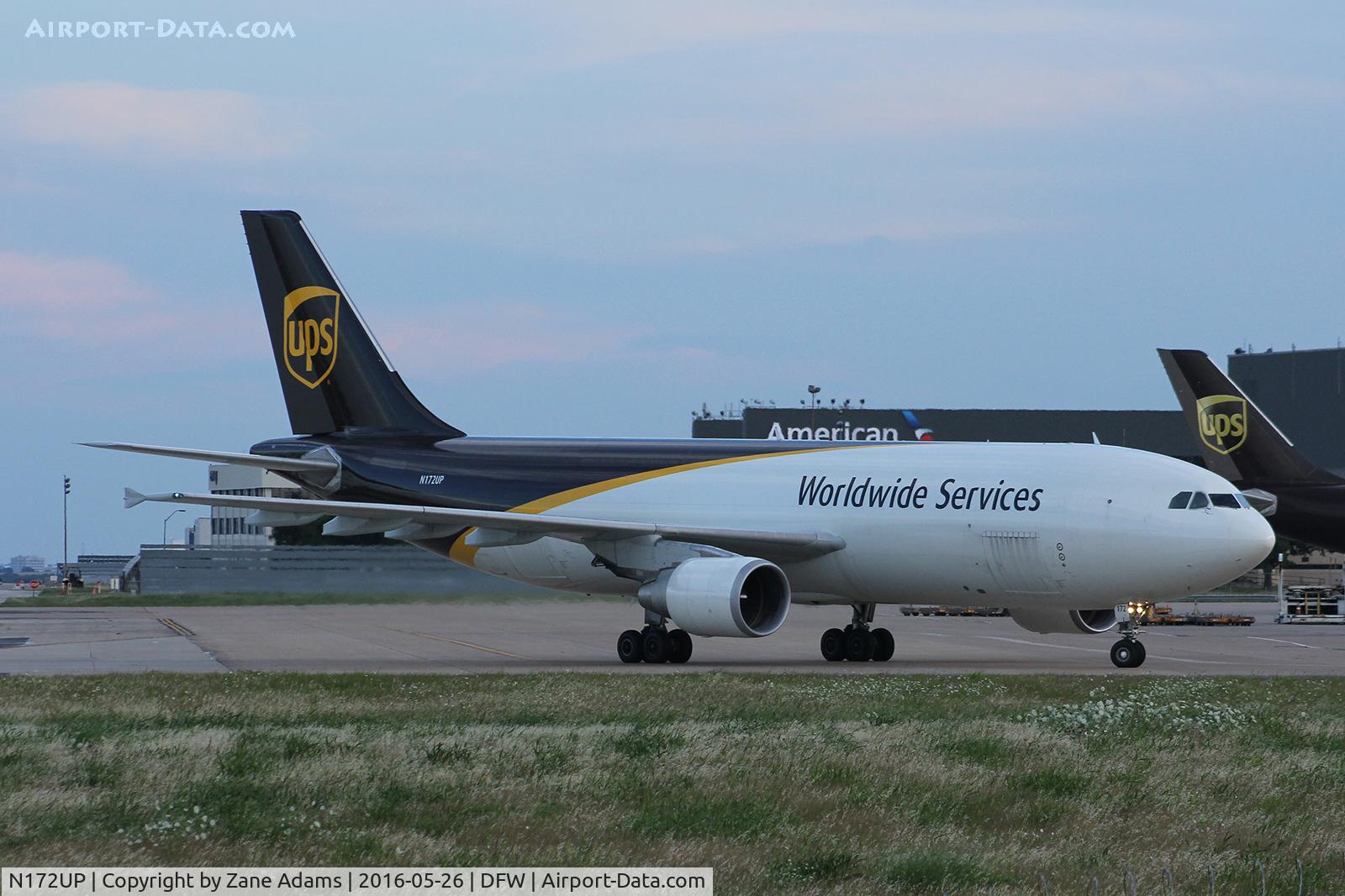 N172UP, 2006 Airbus A300F4-622R C/N 0867, At DFW Airport