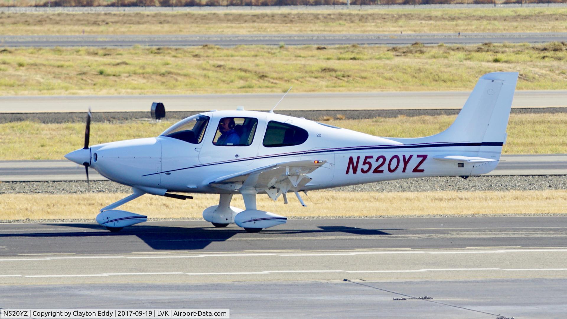 N520YZ, 2015 Cirrus SR20 C/N 2279, Livermore Airport California 2017.