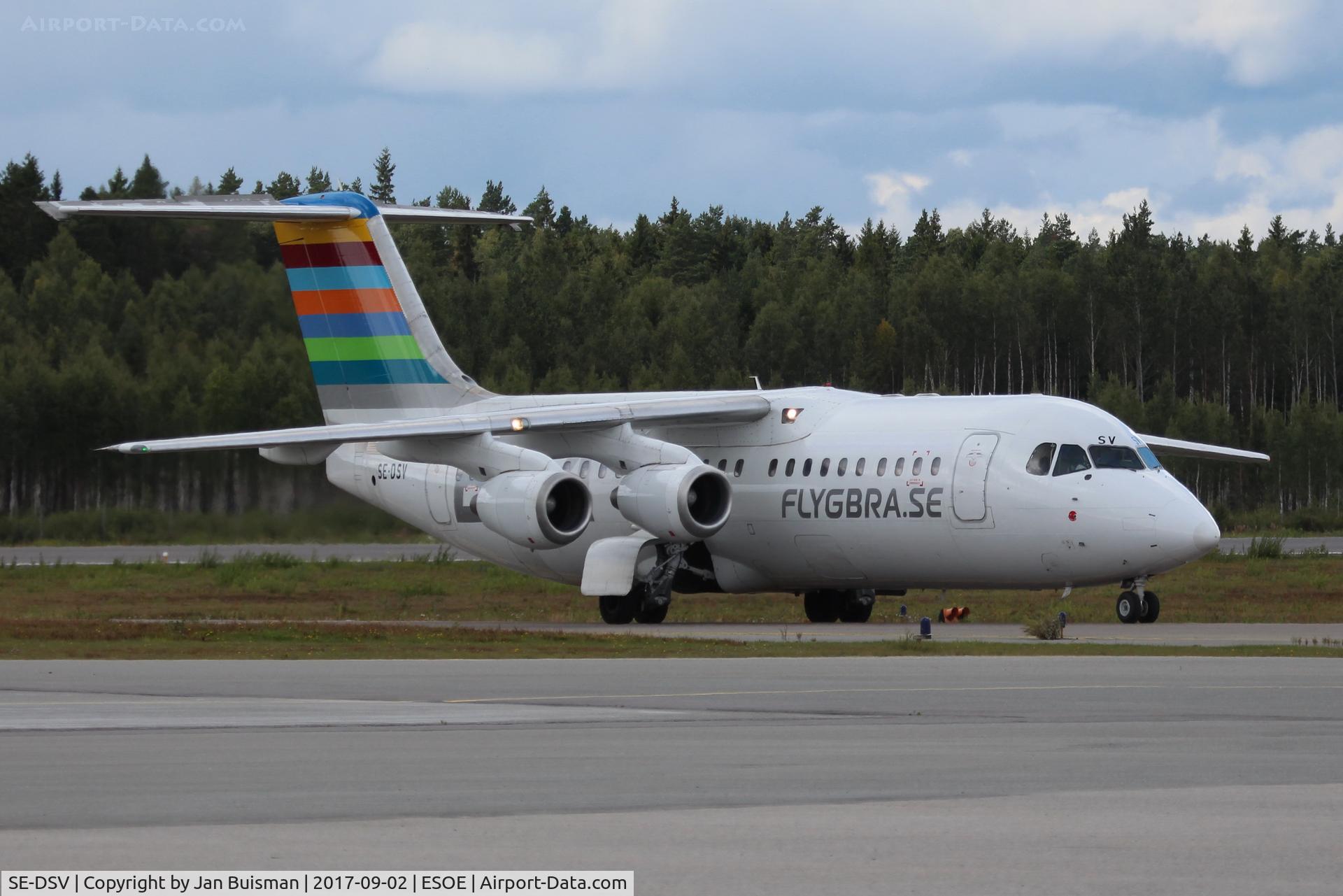 SE-DSV, 1994 British Aerospace Avro 146-RJ100A C/N E3250, BRA- Braathens Regional