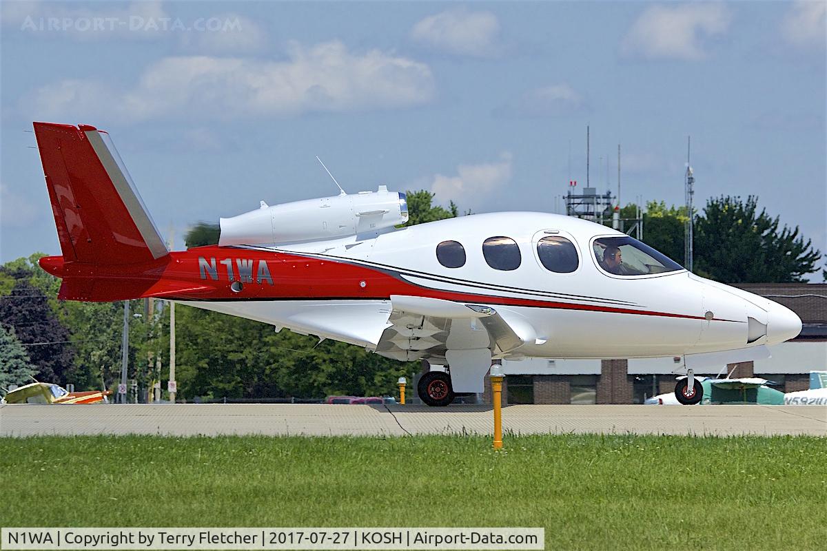 N1WA, 2015 Cirrus SF50 Vision C/N 0006, At 2017 EAA AirVenture at Oshkosh