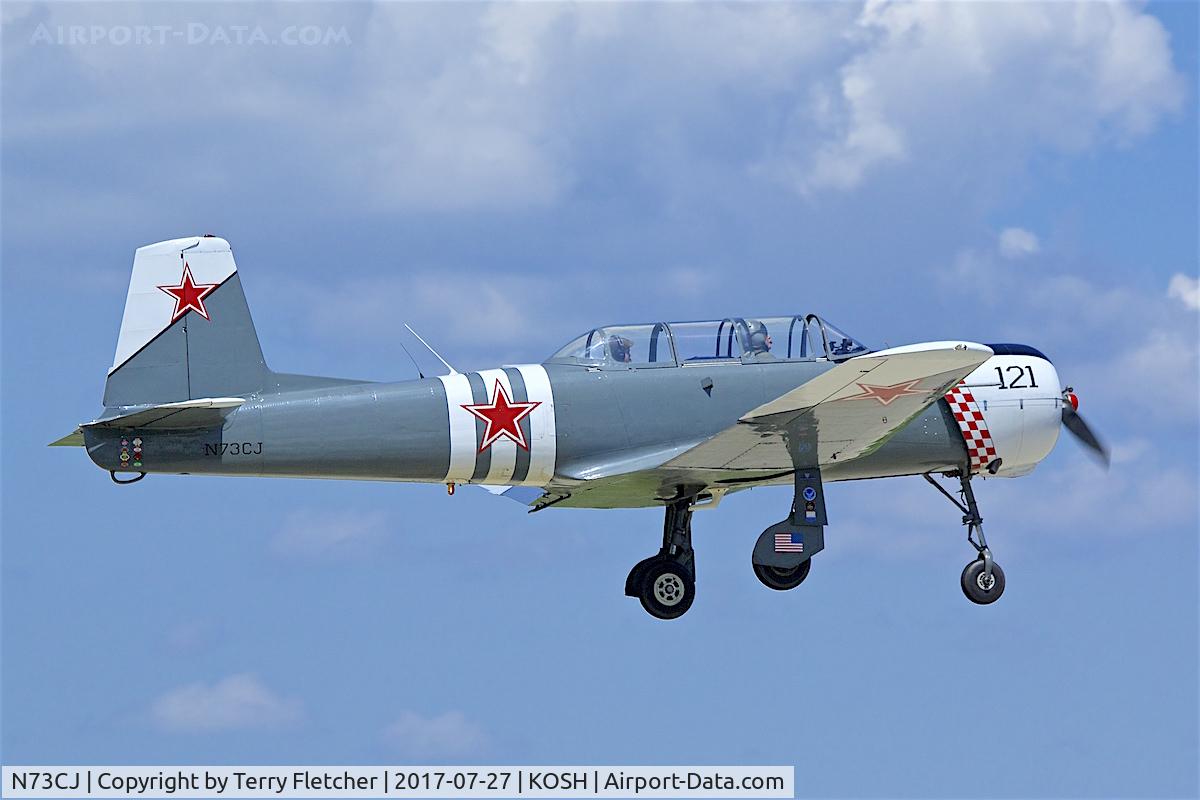 N73CJ, 1973 Nanchang CJ-6A C/N 2951231, At 2017 EAA AirVenture at Oshkosh