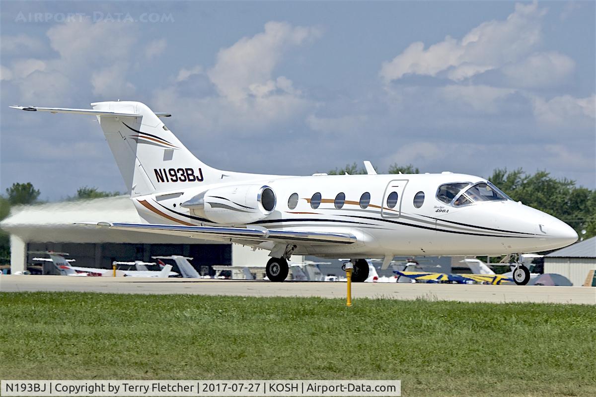N193BJ, 1998 Raytheon Aircraft Company 400A C/N RK-193, At 2017 EAA AirVenture at Oshkosh