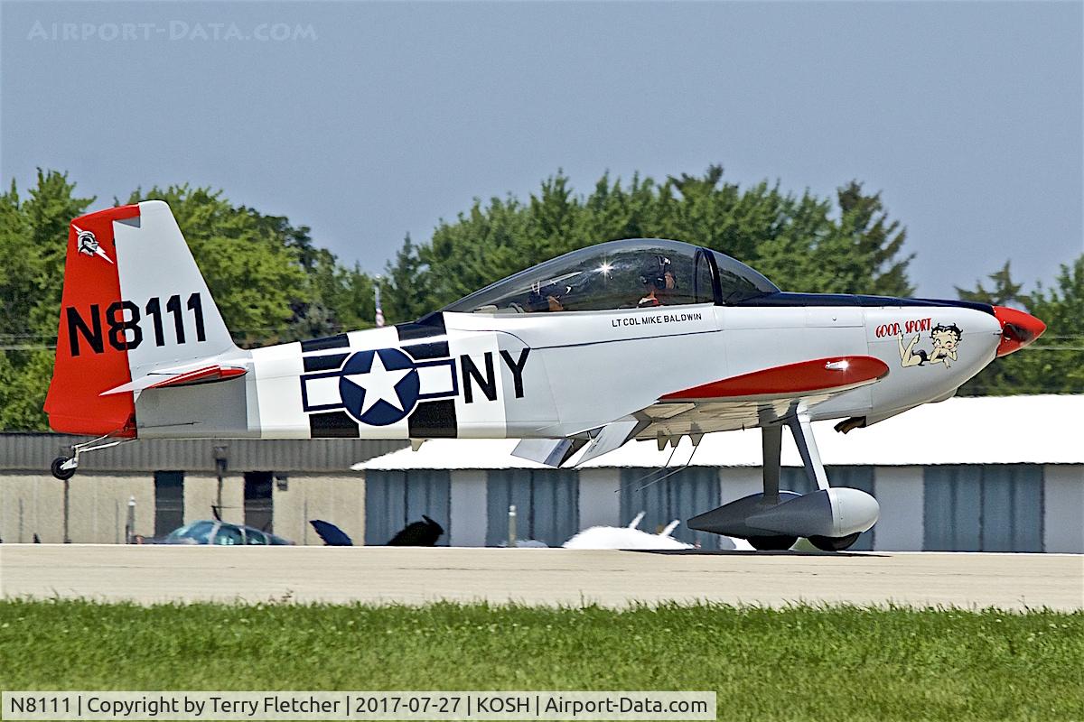N8111, 2013 Vans RV-8 C/N 81111, At 2017 EAA AirVenture at Oshkosh