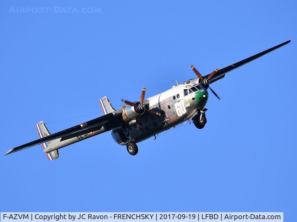 F-AZVM, 1956 Nord N-2501F Noratlas C/N 105, new French Air Force for Souge droping zone !!!!!