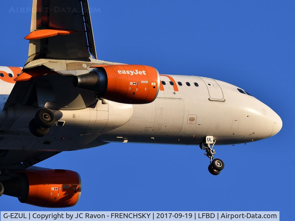 G-EZUL, 2012 Airbus A320-214 C/N 5019, U21371 from Genéve landing runway 23
