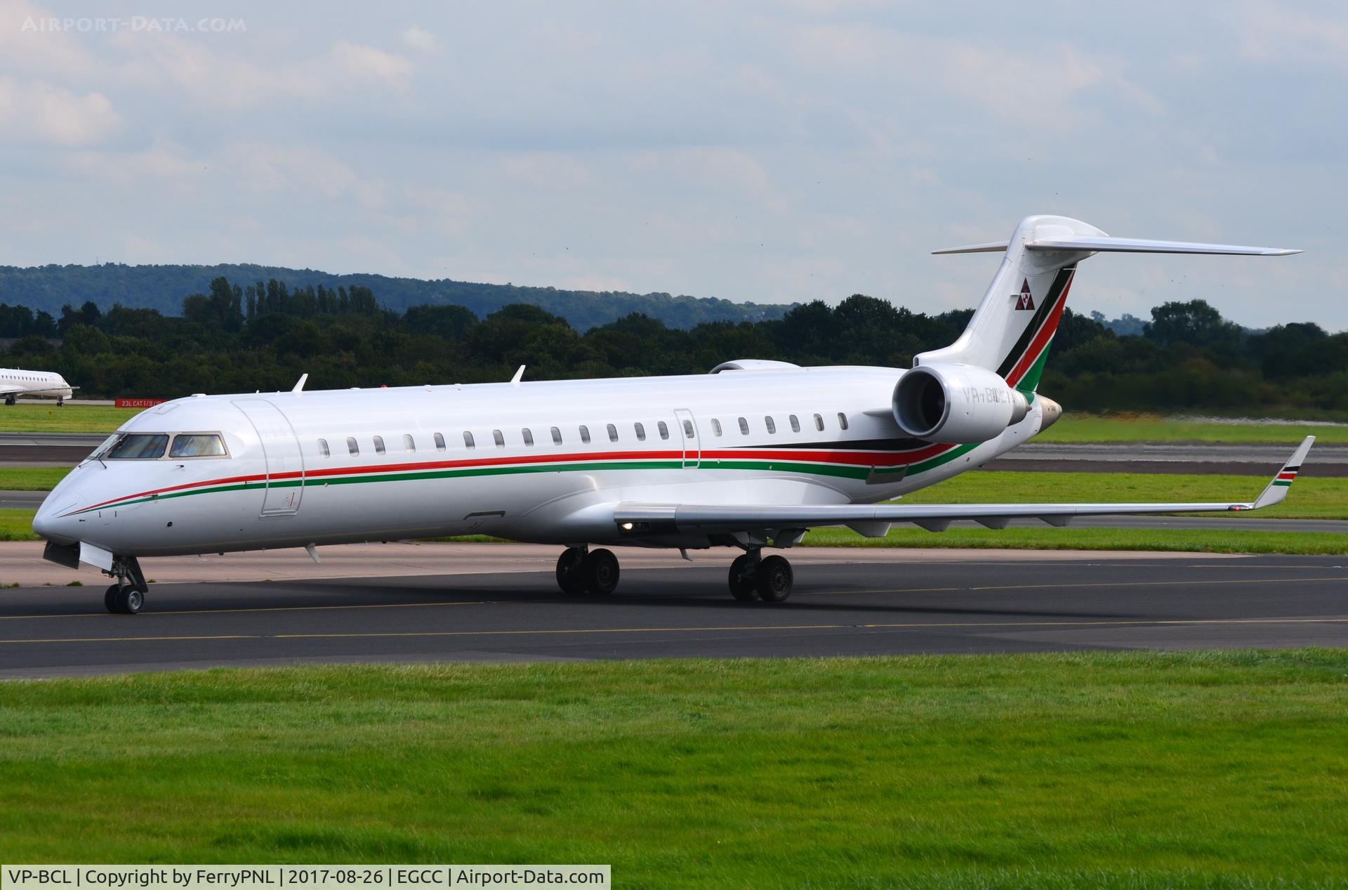 VP-BCL, 2006 Bombardier CRJ-700 (CL-600-2C10) Regional Jet C/N 10247, CCC - Consolidated Contractors Company (Bermuda) Ltd CL700 just arrived