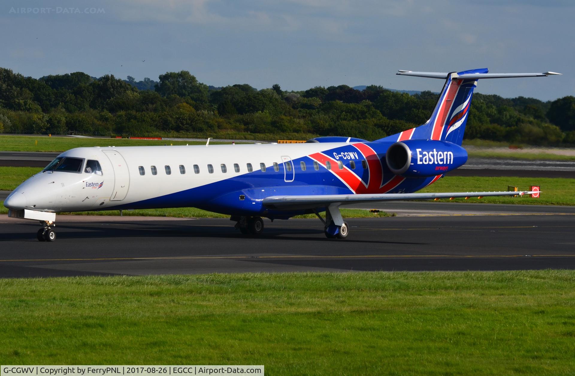 G-CGWV, 2000 Embraer ERJ-145MP (EMB-145MP) C/N 145362, Eastern Airways ERJ145 is definitly British!