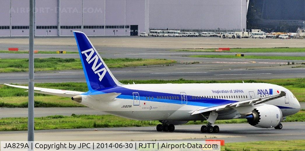 JA829A, 2014 Boeing 787-8 Dreamliner Dreamliner C/N 34520, Brand new (then)