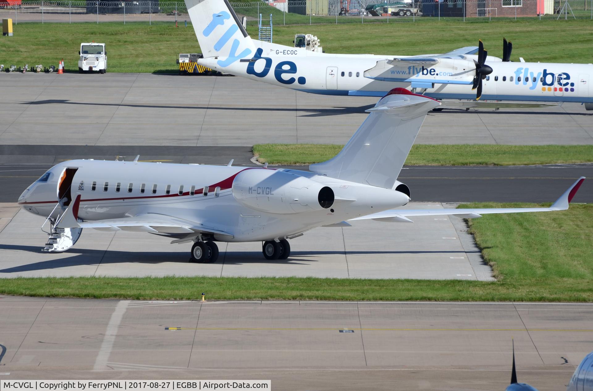 M-CVGL, 2016 Bombardier BD-700-1A11 Global 5000 C/N 9687, Aircraft Operations Ltd. BD700