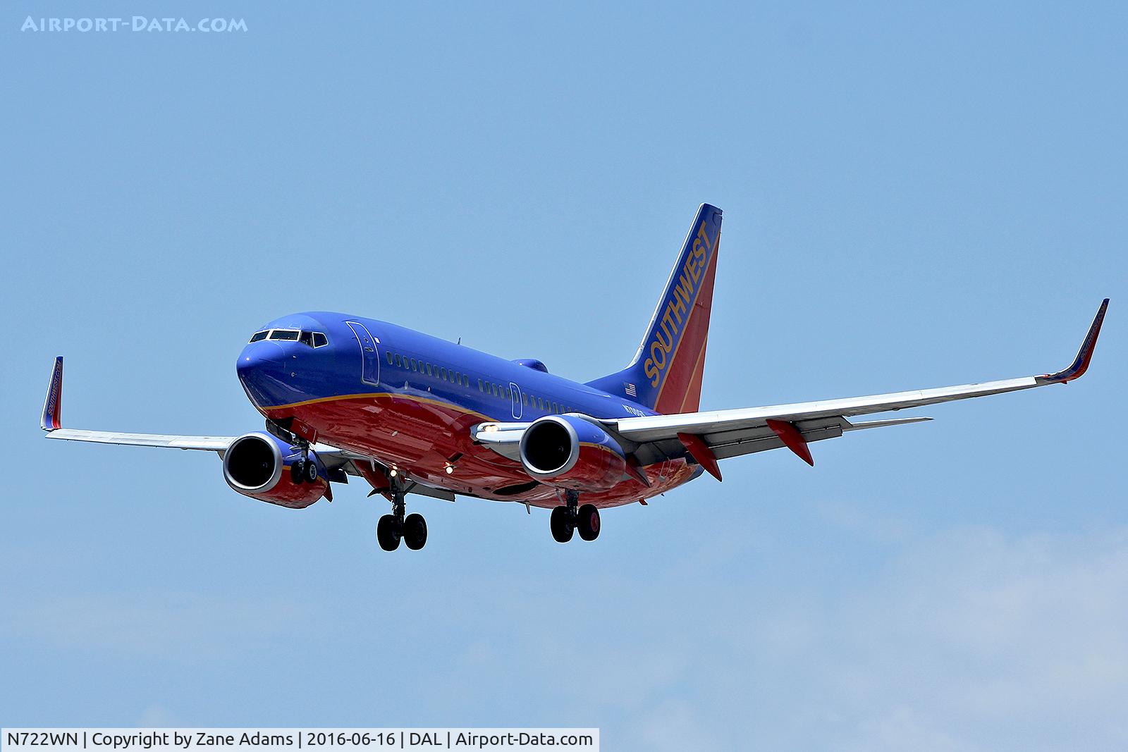 N722WN, 1981 Boeing 737-2T4 C/N 22698, Dallas Love Field