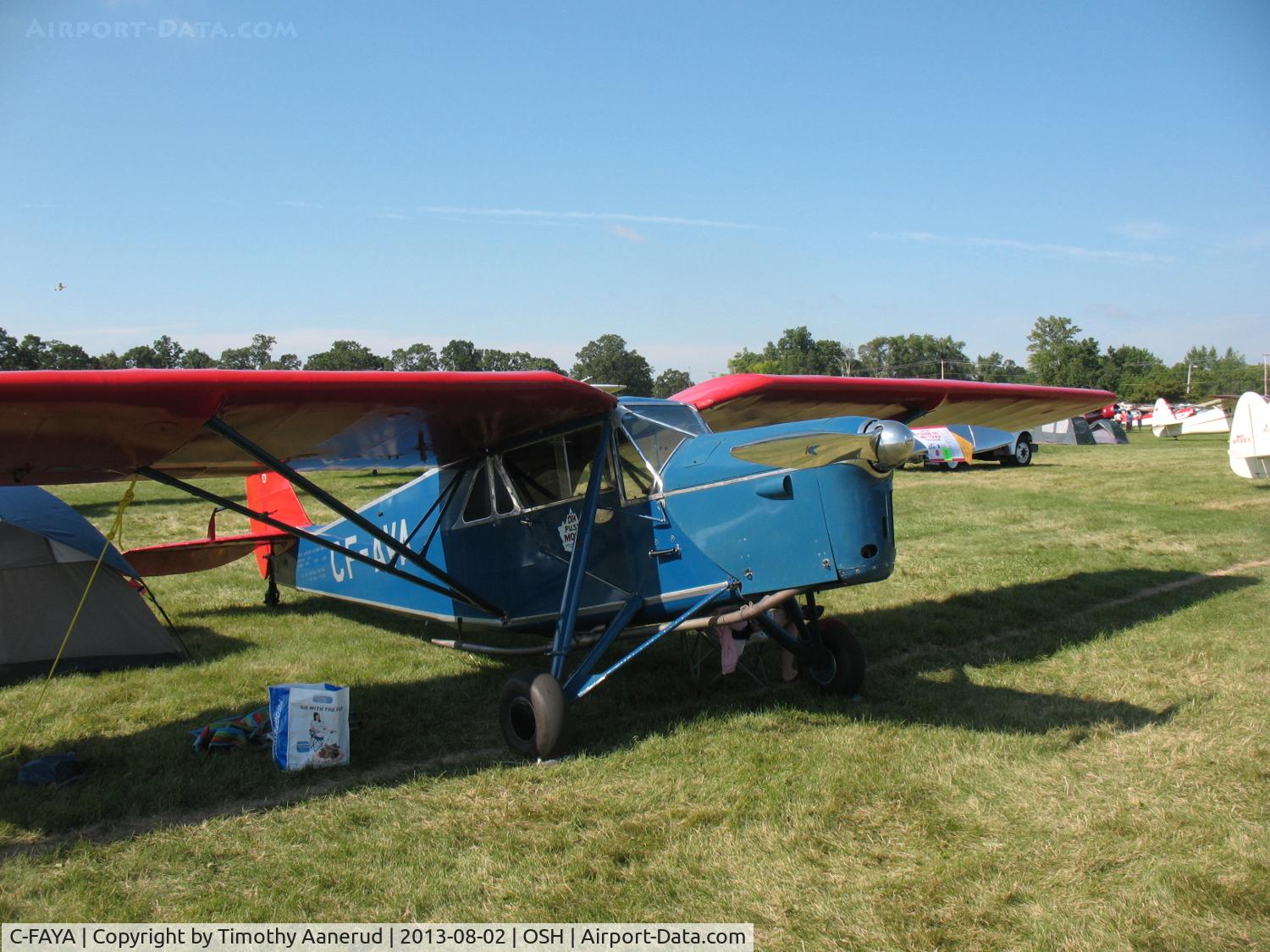 C-FAYA, 1934 Taylorcraft E-2 Cub C/N 142, 1934 Taylorcraft E-2 Cub, c/n: 142