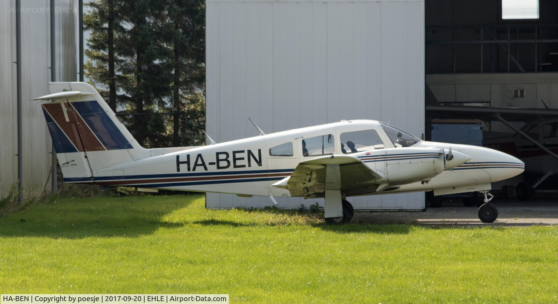 HA-BEN, 1979 Piper PA-44-180 Seminole C/N 44-7995027, ex D-GFCM, now for sale at Air Waterland at EHLE.
