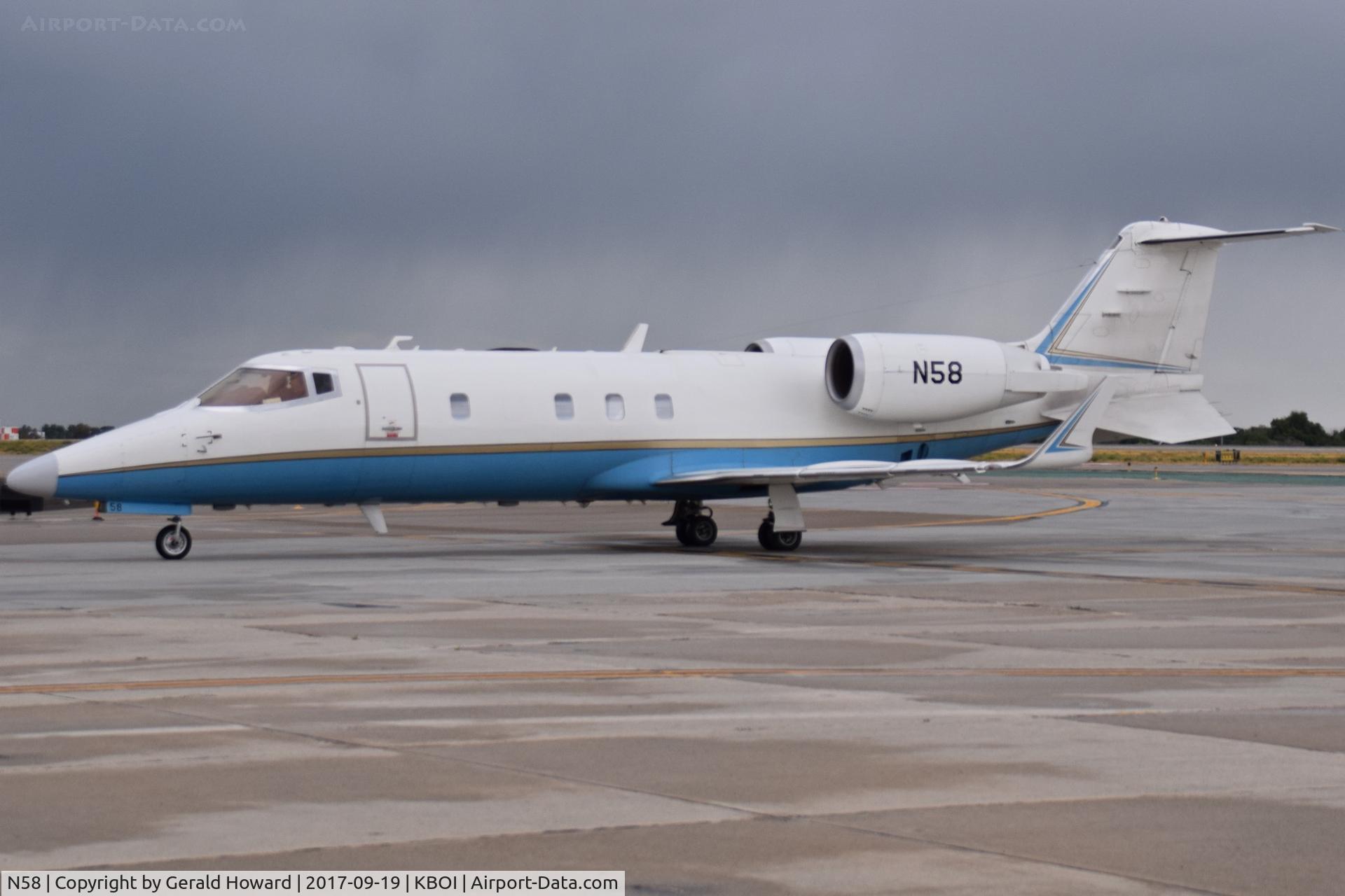 N58, 1995 Learjet Inc 60 C/N 057, 