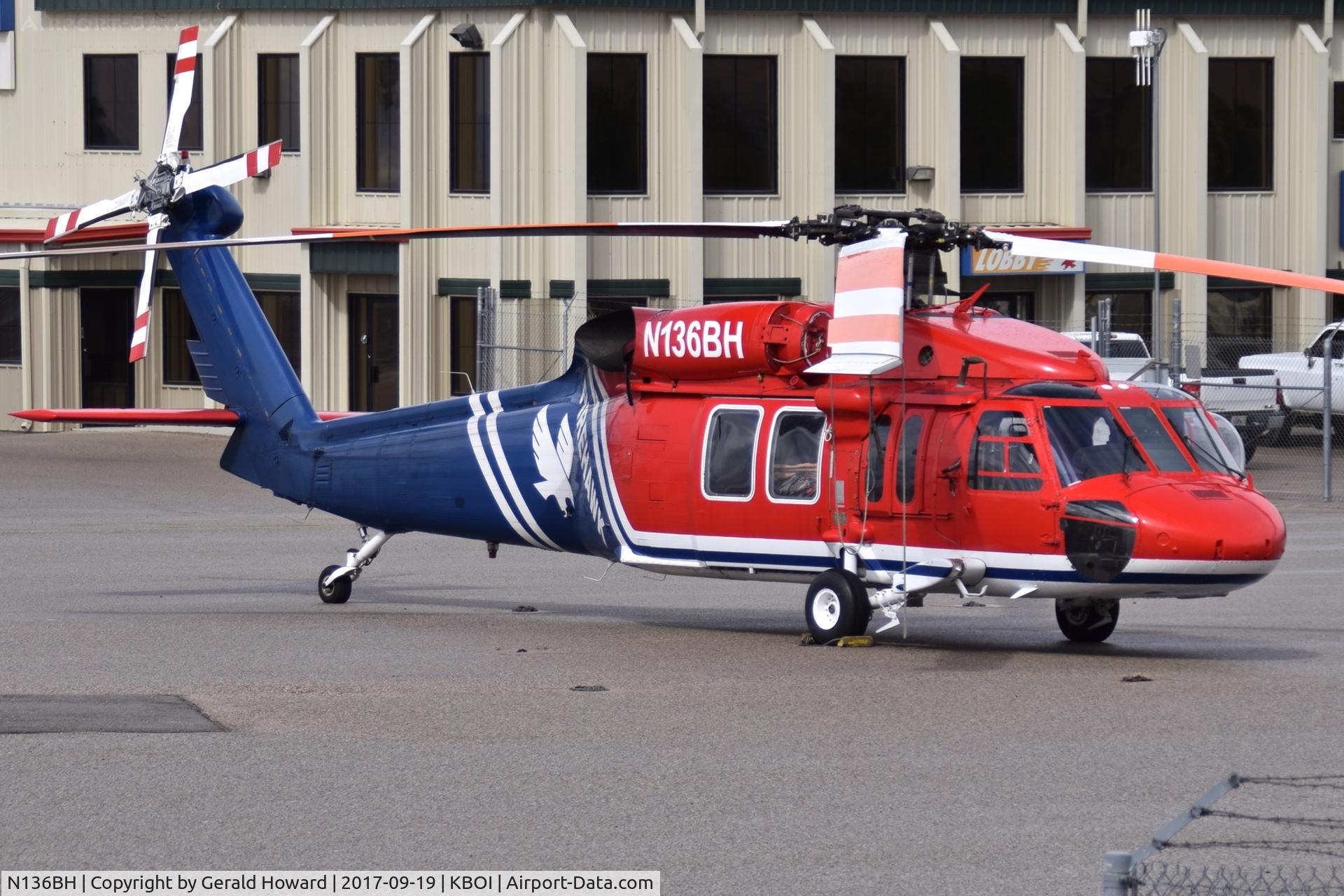 N136BH, 1992 Sikorsky S-70A-27 C/N 701835, Parked on Firehawk ramp.