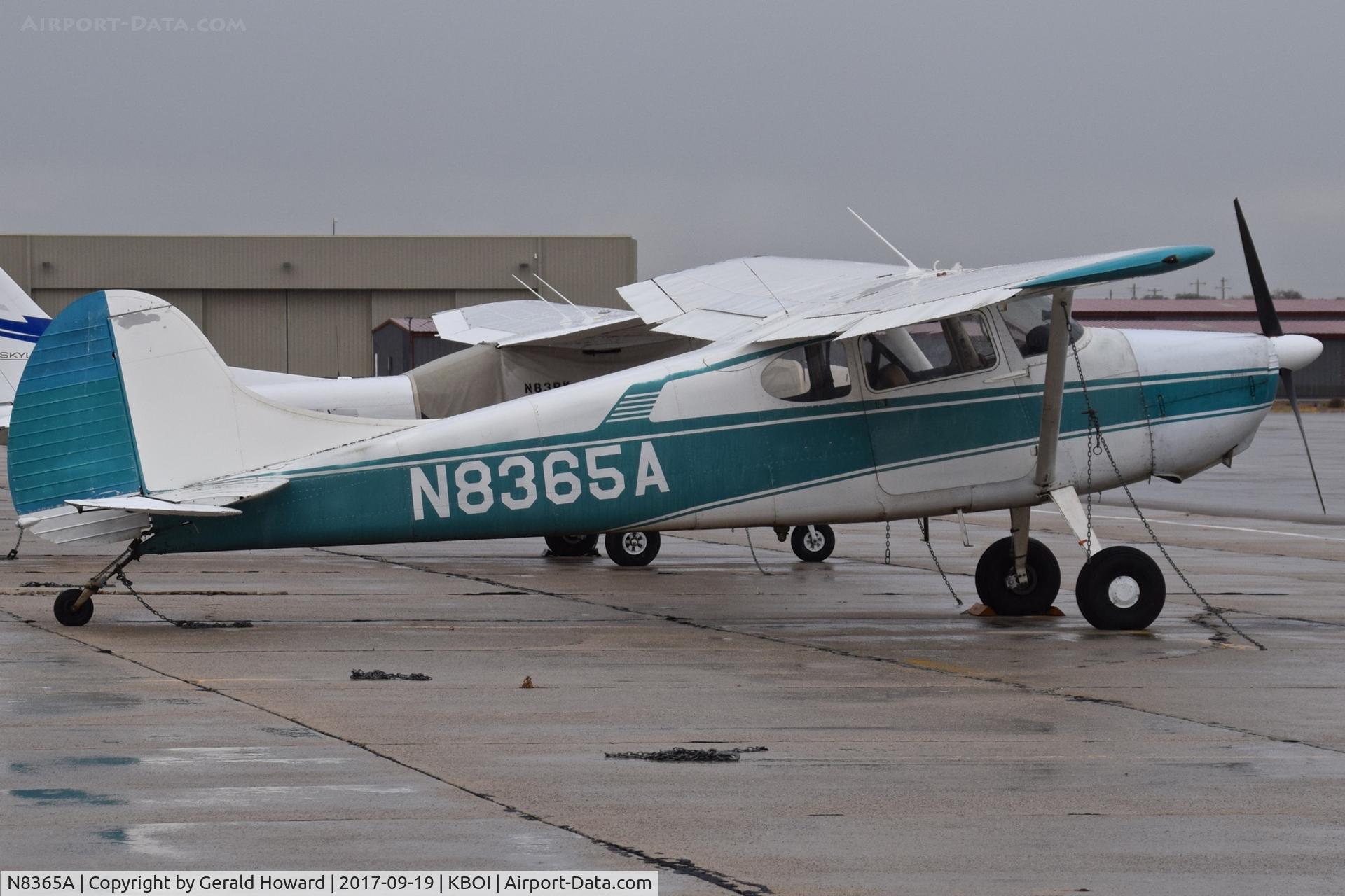 N8365A, 1952 Cessna 170B C/N 25217, Parked on south GA ramp.