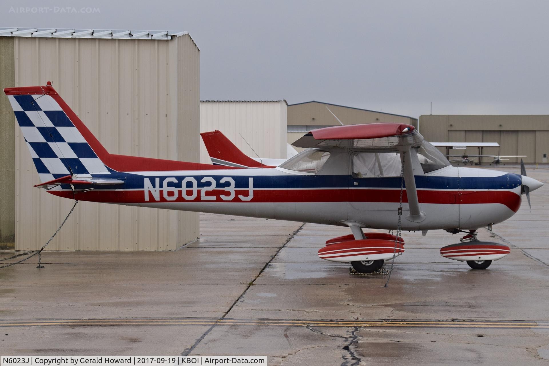 N6023J, 1972 Cessna A150L Aerobat C/N A1500323, Parked on the south GA ramp.