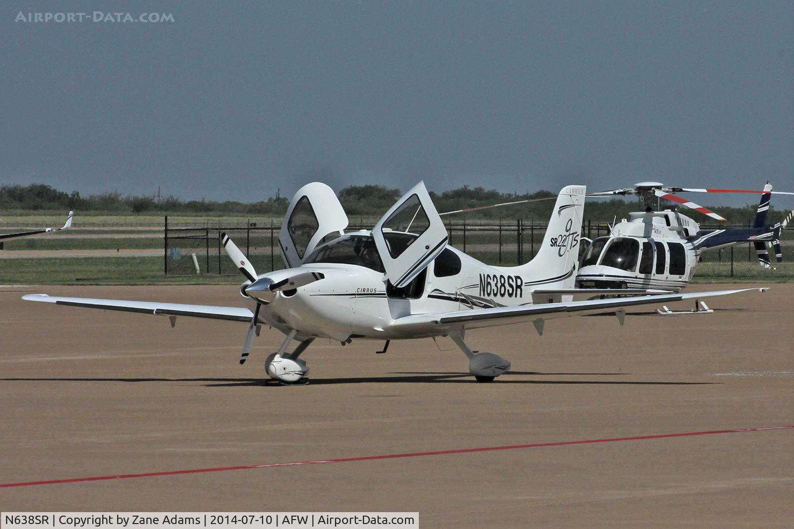N638SR, 2006 Cirrus SR22 GTS C/N 2182, On the ramp at Alliance Airport - Fort Worth,TX
