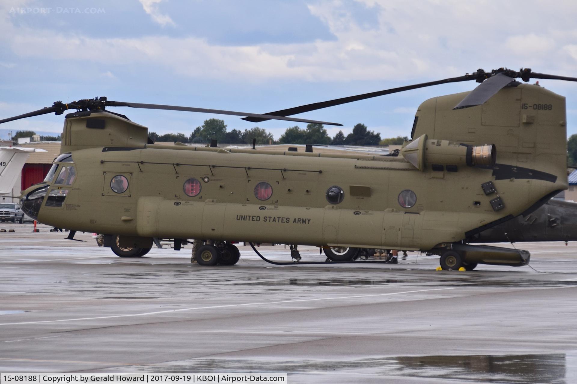 15-08188, 2015 Boeing CH-47F Chinook C/N M.8188, Parked on south GA ramp. No unit identification.