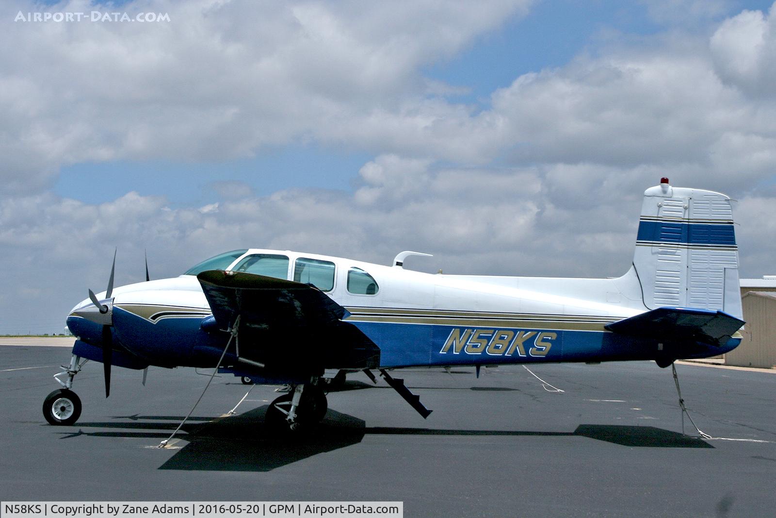 N58KS, 1958 Beech D50A Twin Bonanza C/N DH-165, At Grand Prairie Municipal