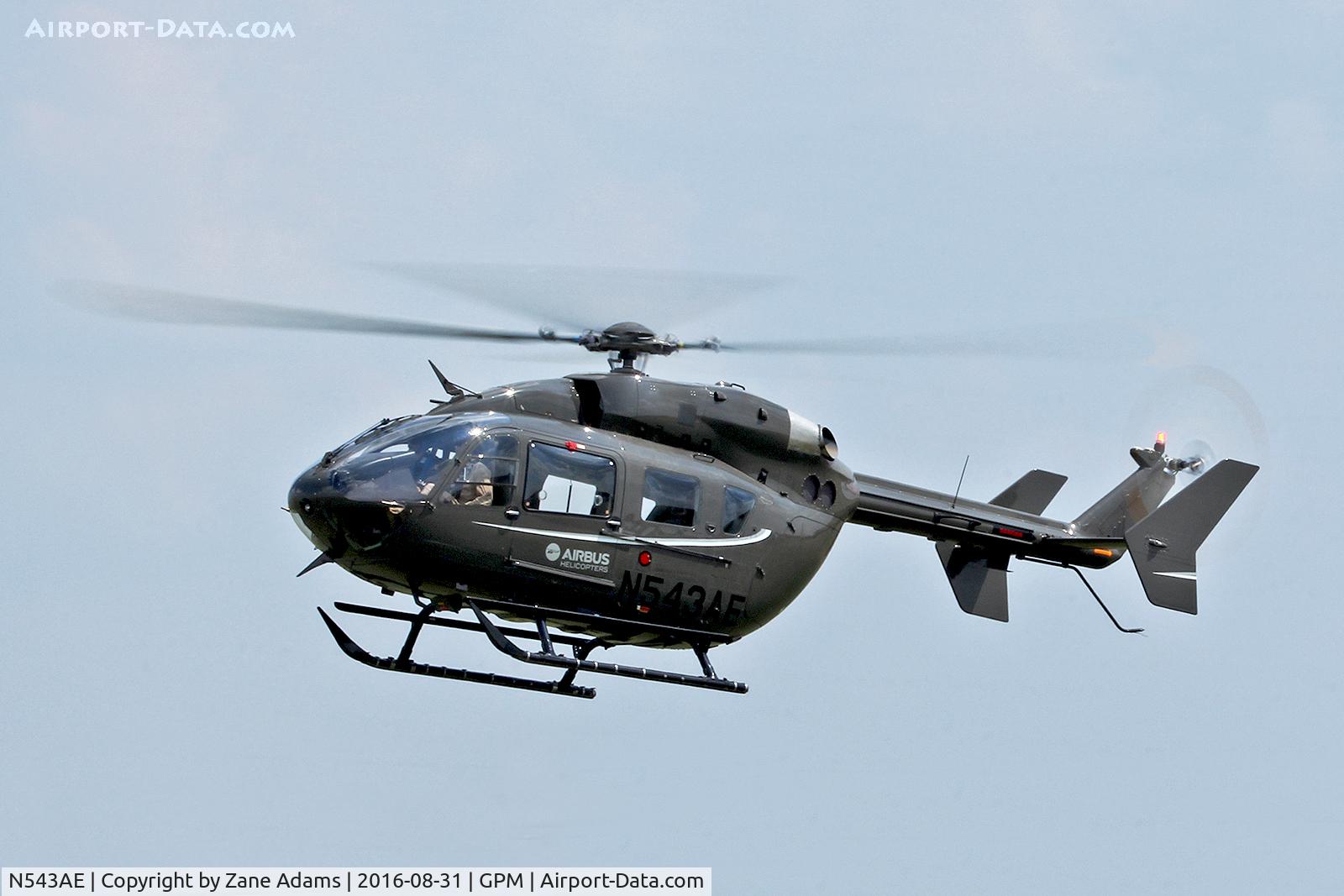 N543AE, Eurocopter-Kawasaki EC-145 (BK-117C-2) C/N 9204, At Grand Prairie Municipal