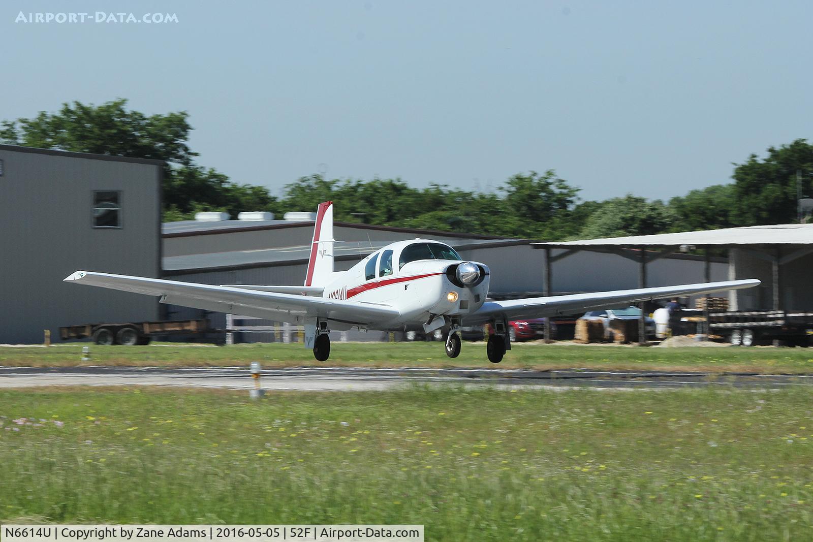N6614U, 1963 Mooney M20D Master C/N 109, At Northwest Regional ( Aero Valley)
