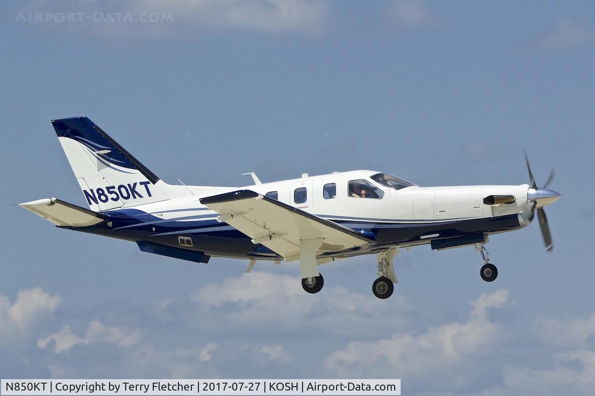 N850KT, Socata TBM-700 C/N 566, At 2017 EAA AirVenture at Oshkosh