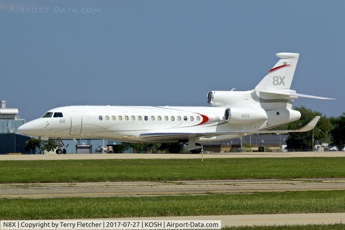 N8X, 2015 Dassault Falcon 8X C/N 403, At 2017 EAA AirVenture at Oshkosh