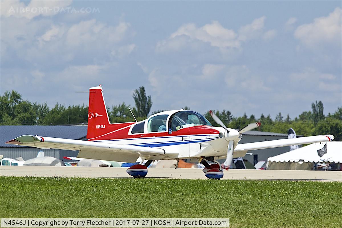 N4546J, 1979 Grumman American AA-5B Tiger C/N AA5B1283, At 2017 EAA AirVenture at Oshkosh