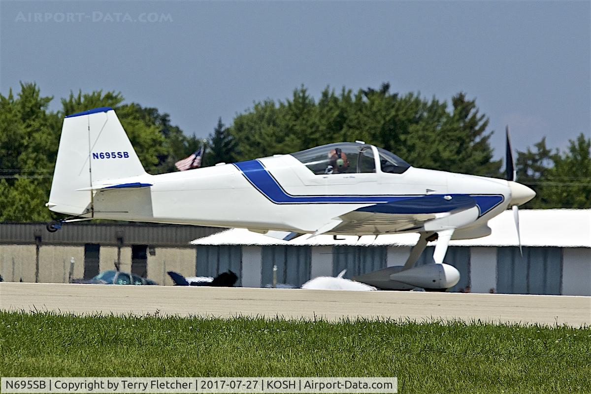 N695SB, Vans RV-6 C/N 24517, At 2017 EAA AirVenture at Oshkosh