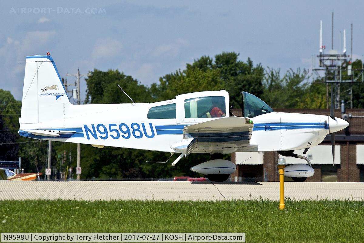 N9598U, 1976 Grumman American AA-5A Cheetah C/N AA5A-0098, At 2017 EAA AirVenture at Oshkosh